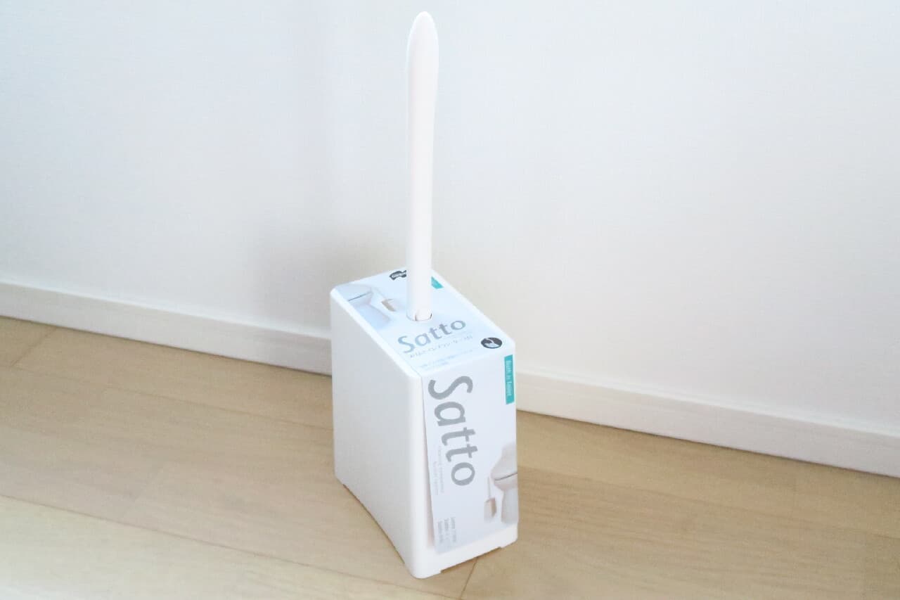 "Satto Slim Toilet Brush with Case" Review --Easy to clean the back of the toilet bowl! Hygienic storage