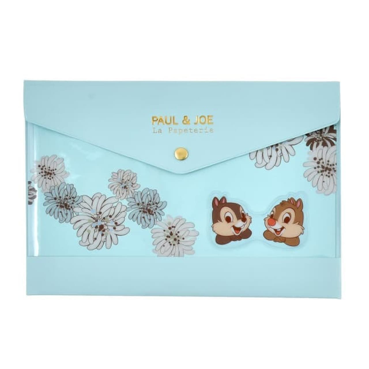 Disney Store x PAUL & JOE --Marie and Chip & Dale pattern! Stationery, pass cases, etc. that color your new life