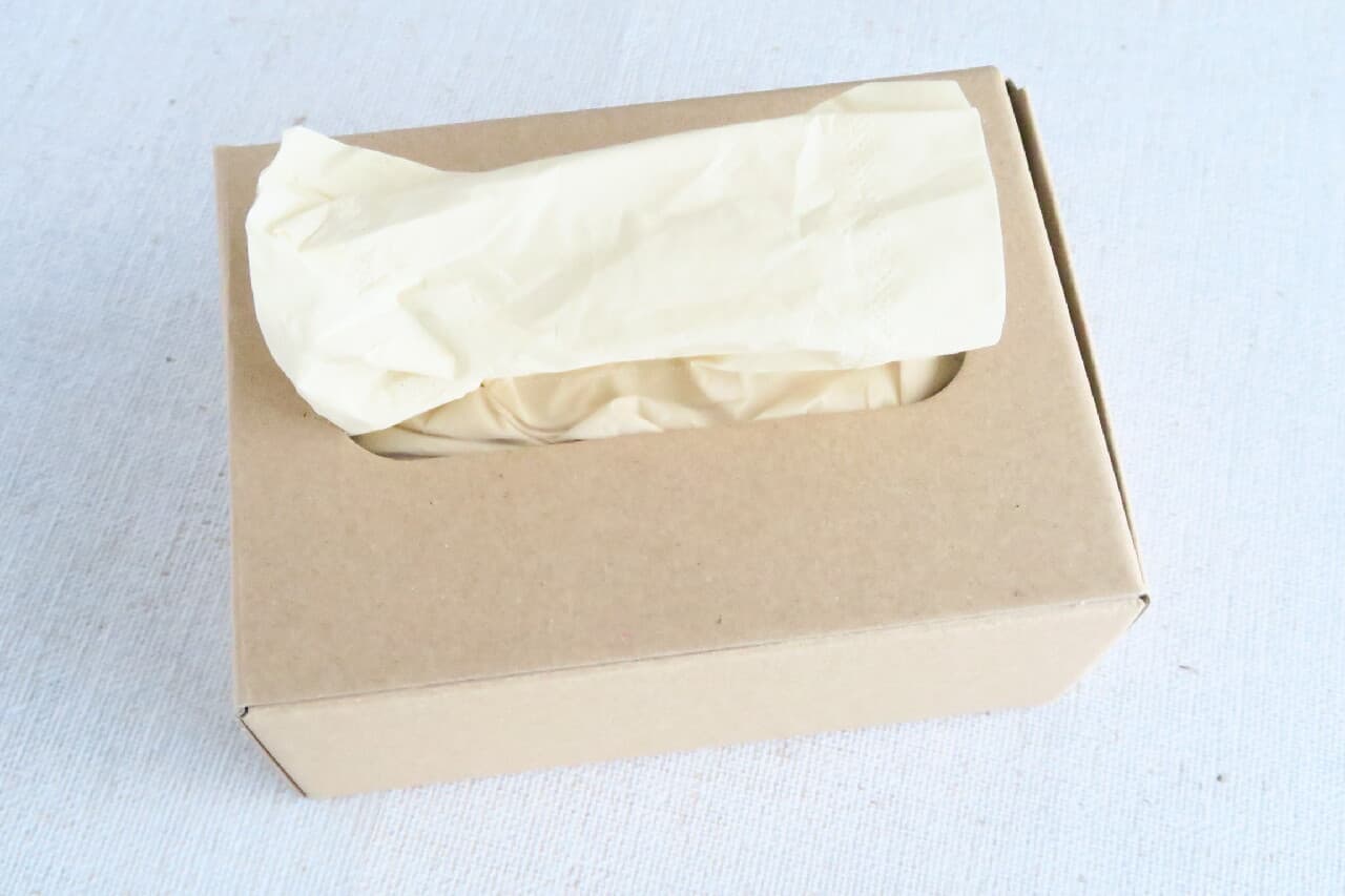 MUJI "Tabletop tissue paper" can be used without waste ♪ Craft tissue box gives a natural atmosphere