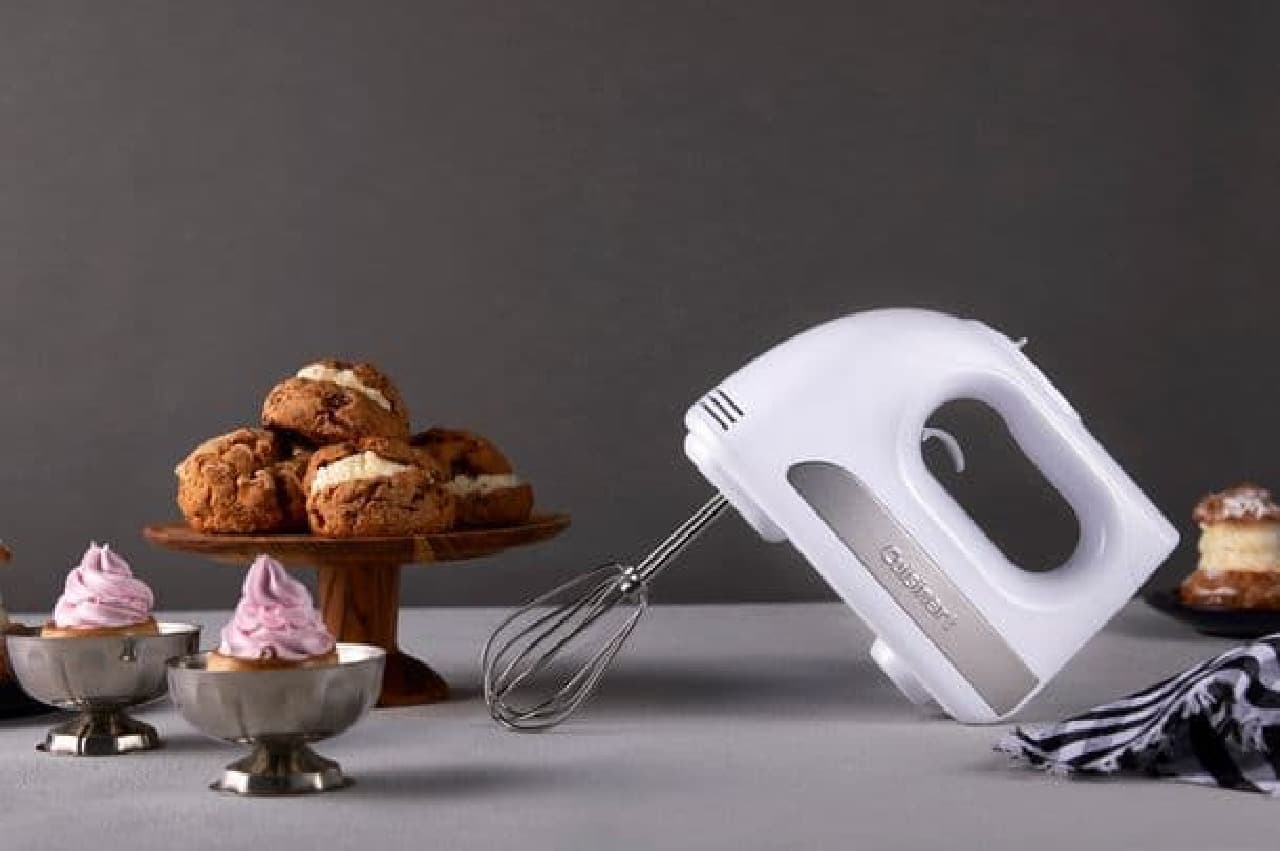 Cuisinart "Smart Power 3 Speed Hand Mixer (HM-030WJ)" Smooth whipping in 3 stages! Operation noise is reduced