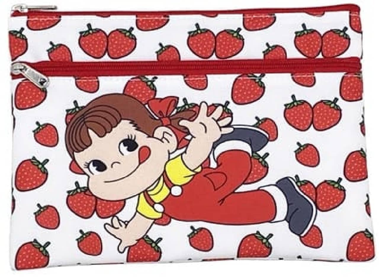 Post office "Peko-chan goods" released --Key pouch, multi-case, strawberry-shaped eco bag, etc.