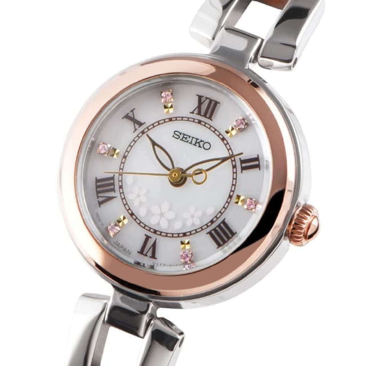 「2022 SAKURA Blooming 限定モデル」セイコーウオッチから -- 春を彩る桜モチーフの腕時計