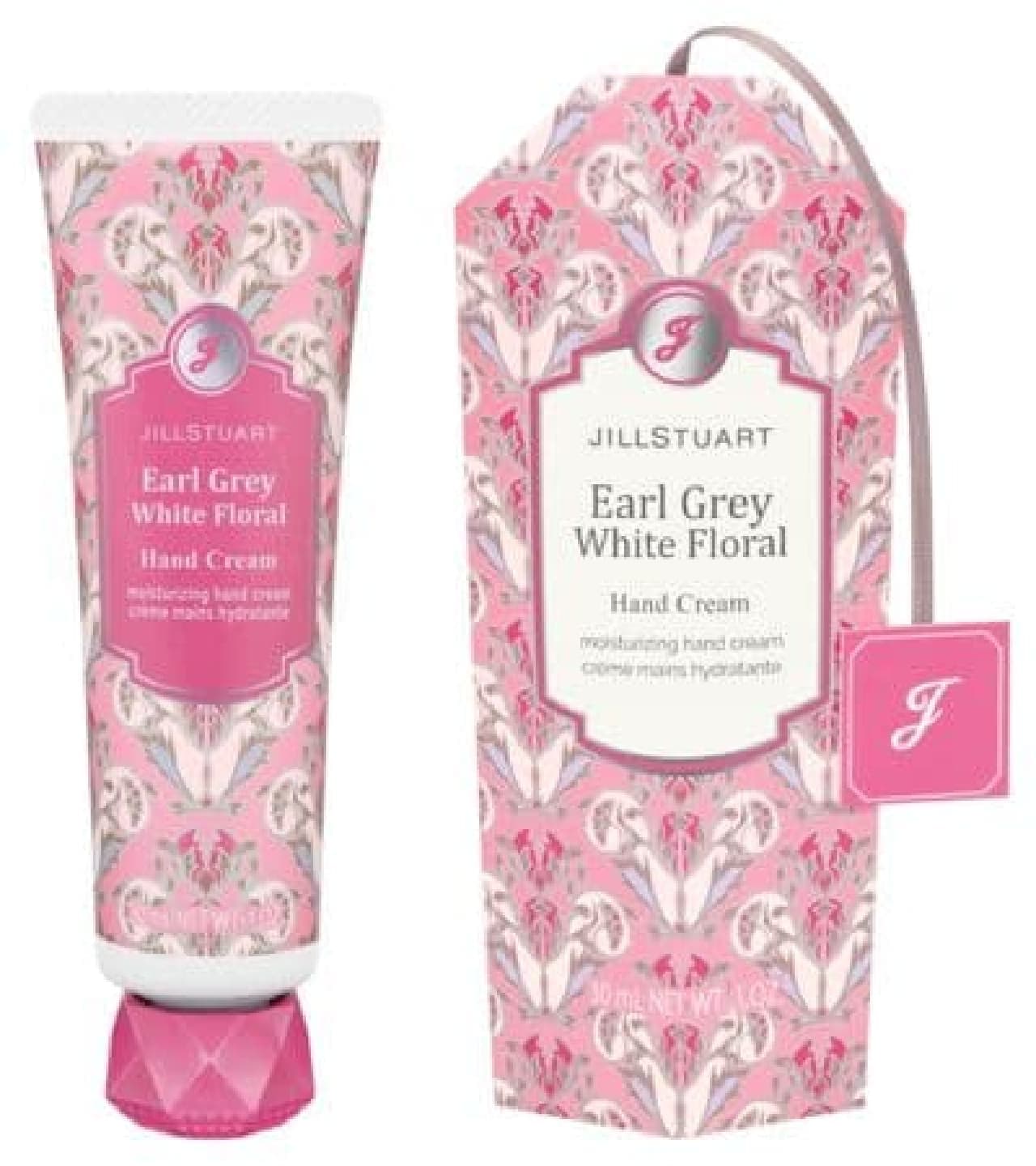 Jill Stuart Hand Cream Earl Gray White Floral