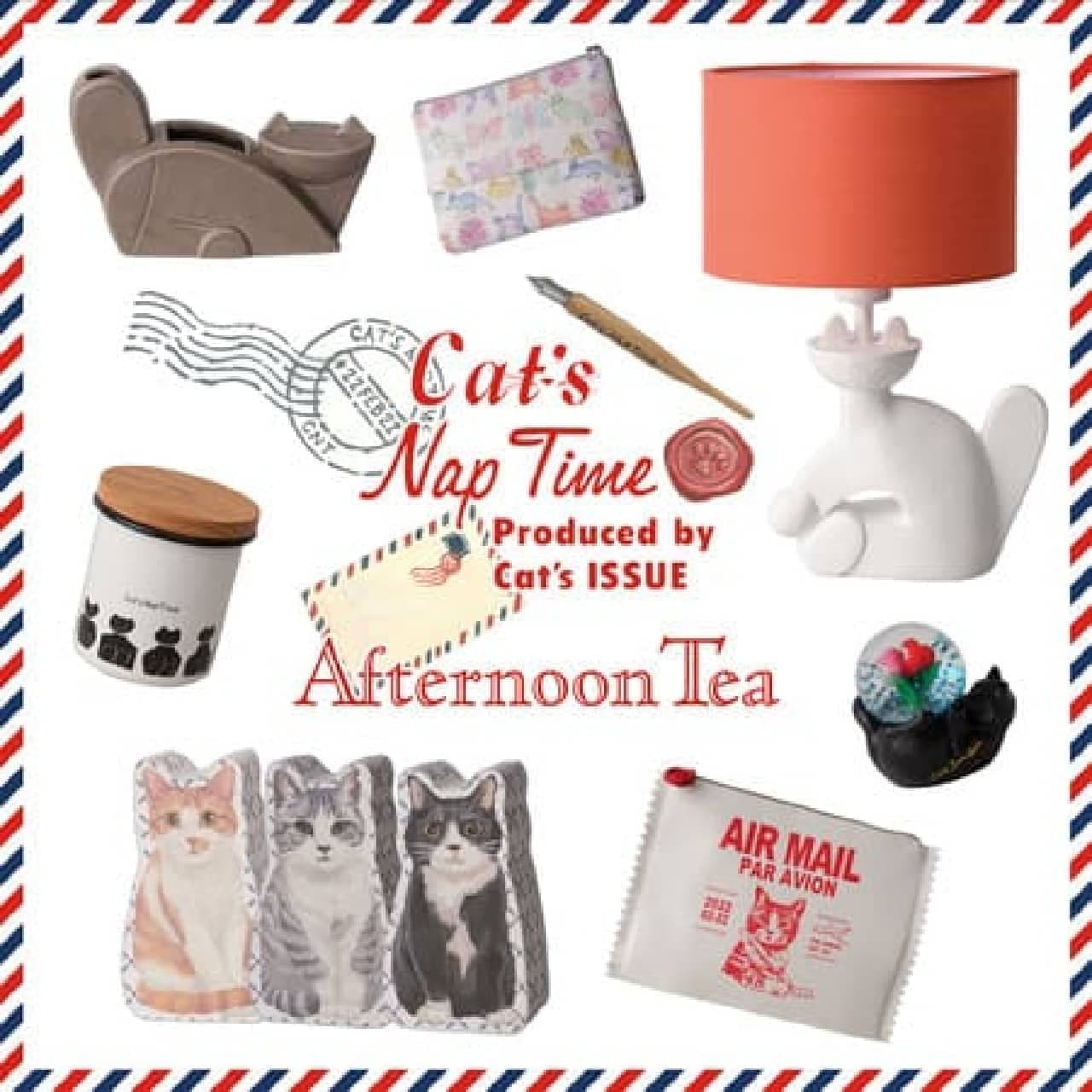 Afternoon Tea LIVING "Cat's NapTime produced by Cat's ISSUE" - Various goods by cat-loving creators! Part of the proceeds will be donated.