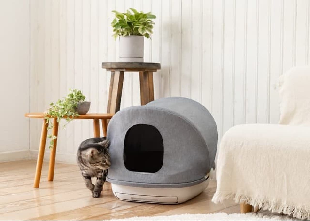 猫用システムトイレ「エステーペット 実感消臭本体セット」発売 -- 高い消臭効果でペットのニオイ対策