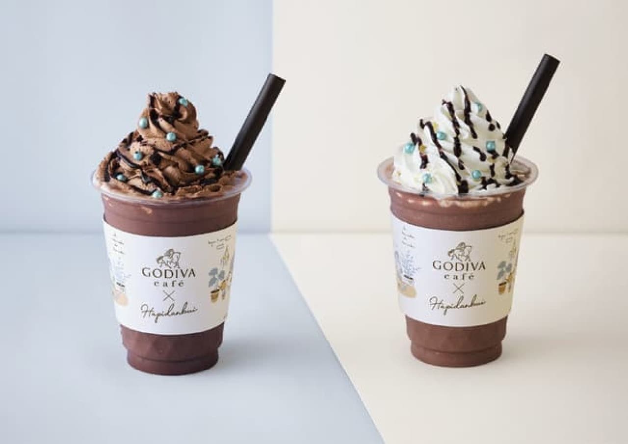 Godiva Cafe x Sanrio "Happidanbui" Collaboration -- Limited Time Choco Liquor and Original Pouches!