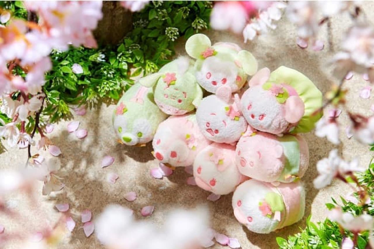 可愛い桜色プーさん・チップ＆デールがディズニーストアに -- 春デザインのツムツム ぬいぐるみも
