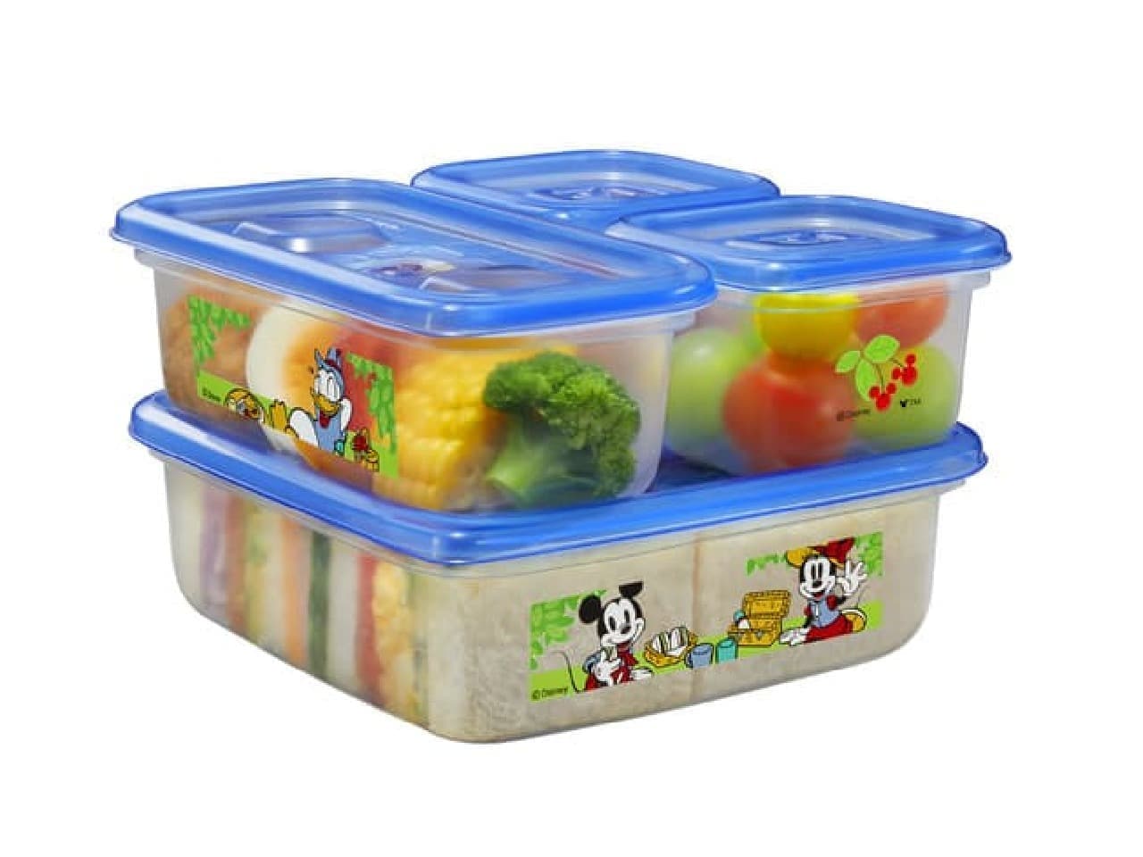 Ziploc Container x Disney 2022 Spring Design -- Mickeys enjoying the outdoors! Also for lunchboxes