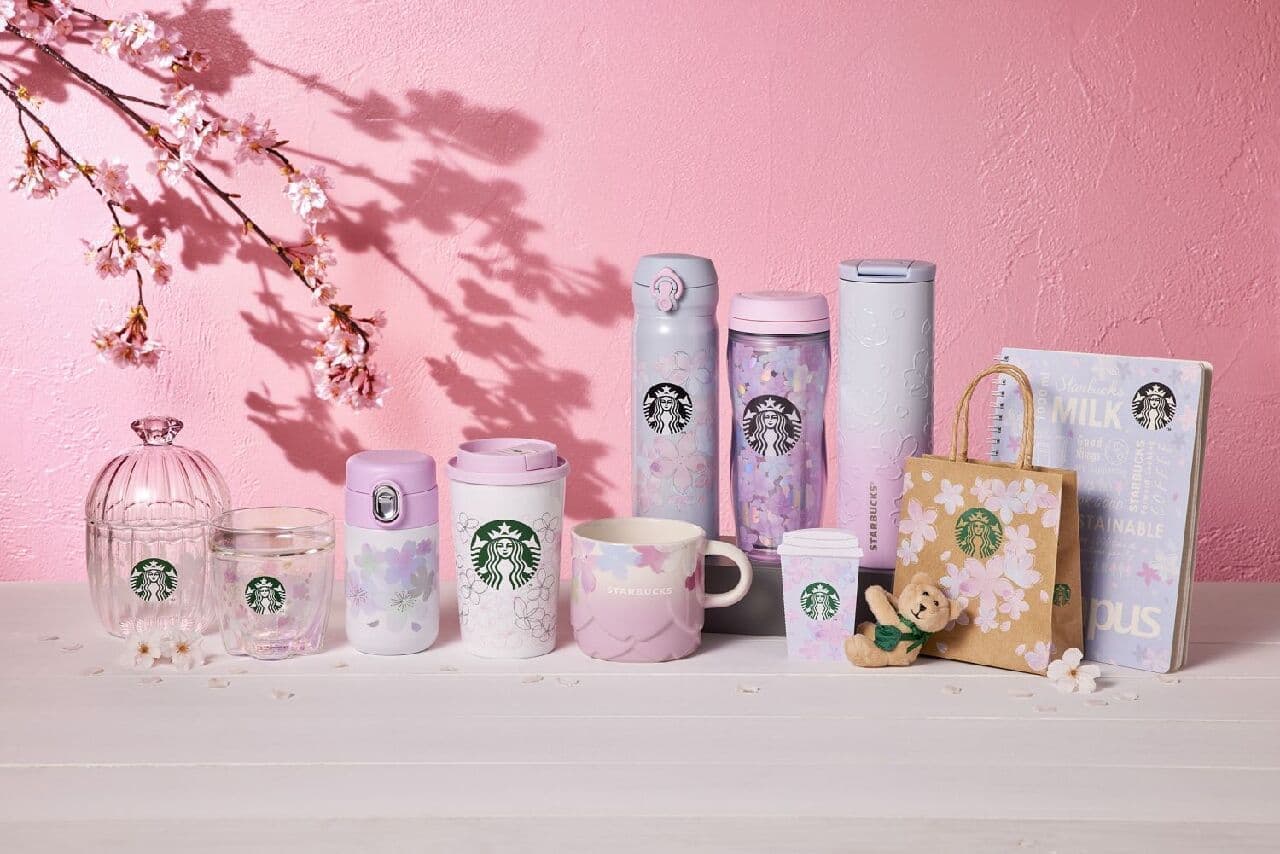 Starbucks SAKURA Series First Merchandise -- Tumblers, Mugs, etc. with Cherry Blossom Designs for Springtime Excitement