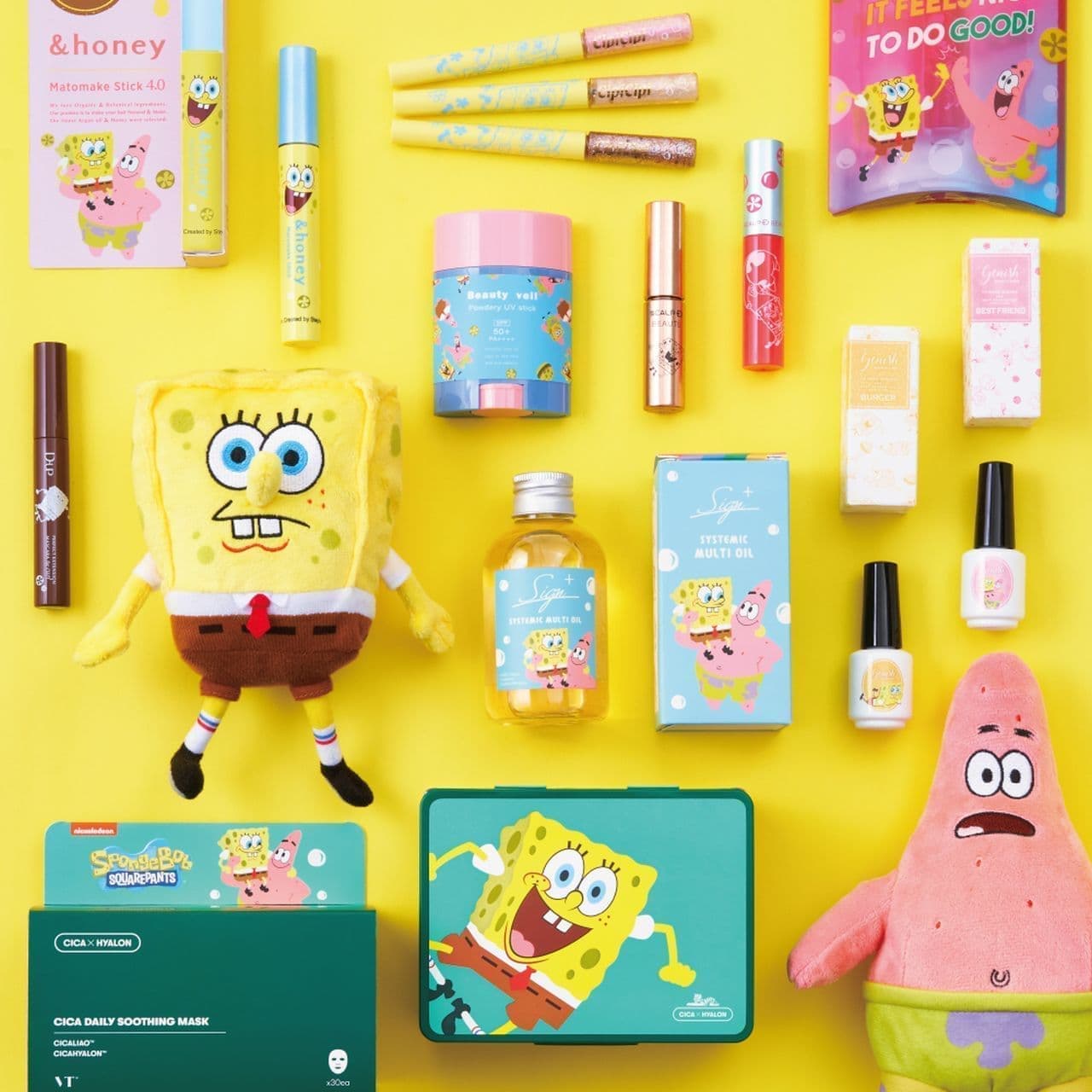PLAZA x Sponge Bob "Happy Poppin' Cosmetics"