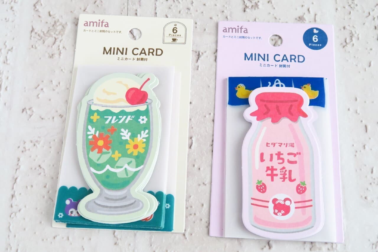 Ceria Retro Cute Stationery Summary --Melon Cream Soda Style Cards, Coffee Shop Style Stickers, Lunch Style Block Memo, etc.