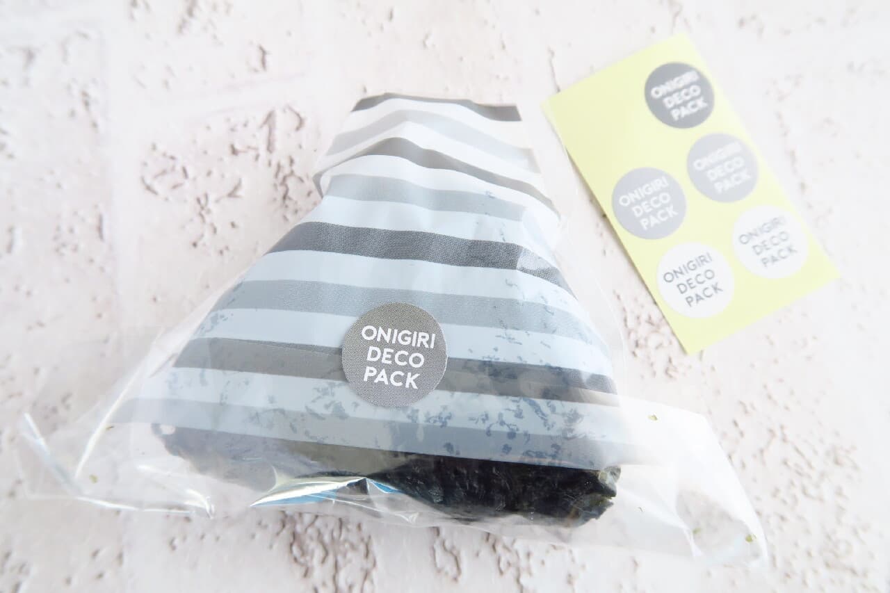 Rice ball deco pack, rice ball film, seaweed punch --100 3 rice ball goods Convenient to carry and eat