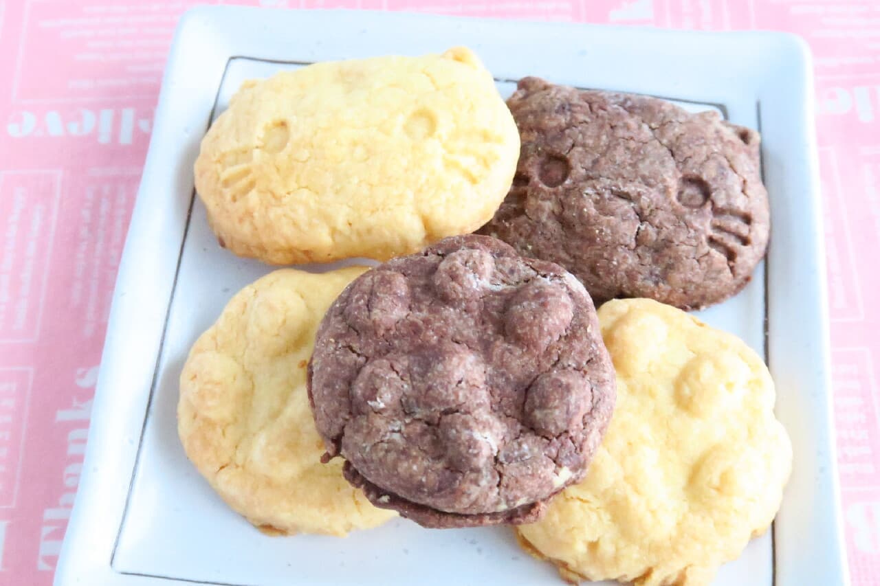 100均「半立体デコクッキー型ねこセット」レビュー -- ねこ＆肉球クッキー簡単に ぷっくり可愛い厚み