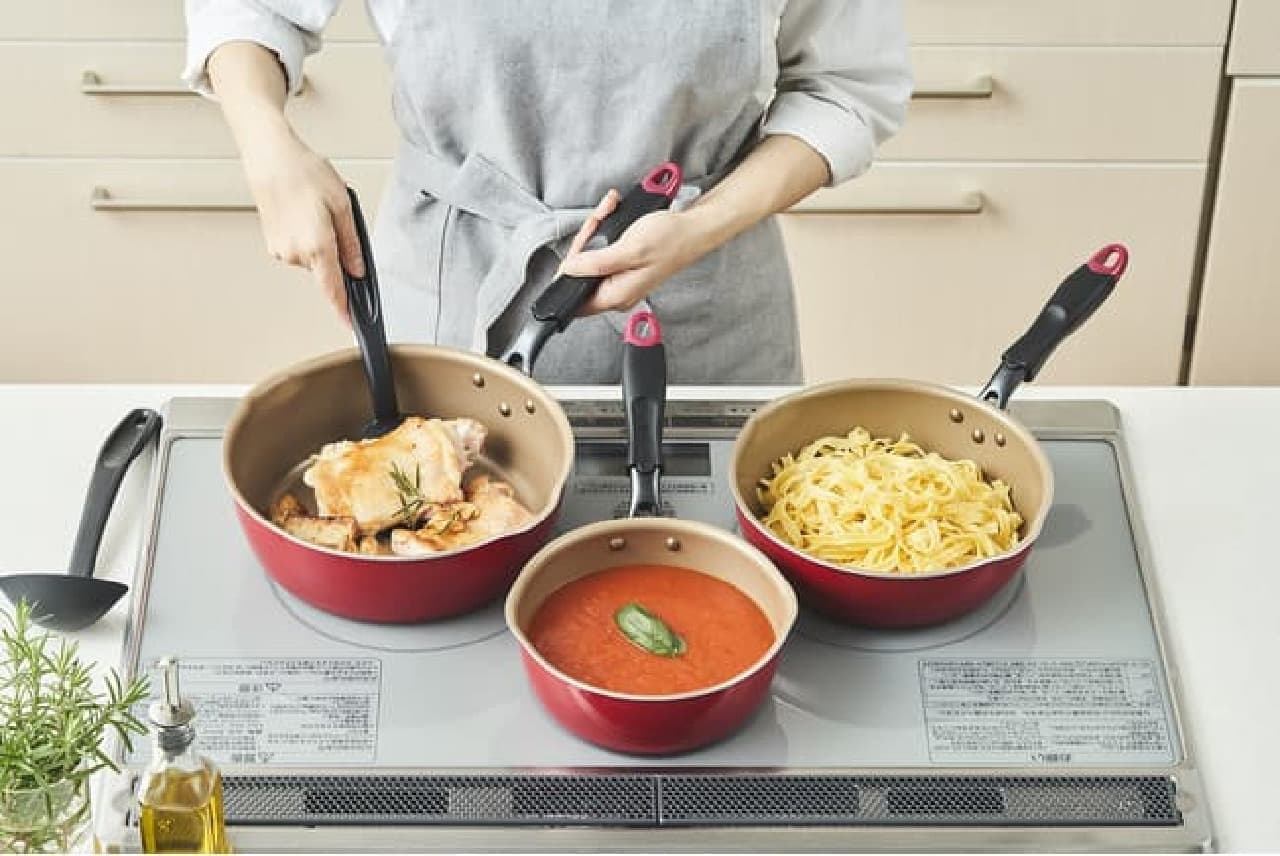 Launch of "evercook multi-pan" -- deep frying pan that replaces pots and pans.