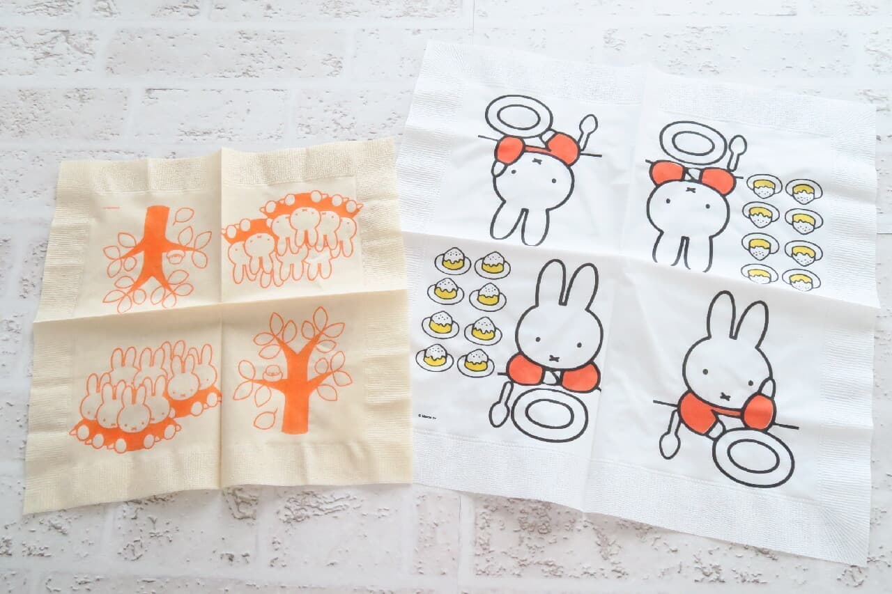 Daiso Miffy Pattern Paper Towel & Paper Napkin --Nepia Tish 200 Miffy also pay attention!