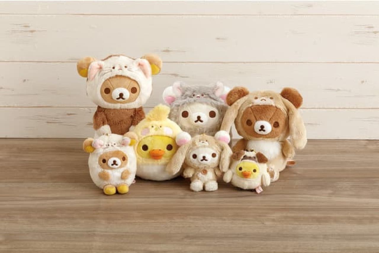 Rilakkuma "Your Little Kazoku" series -- stationery, bags, acrylic stands, plush toys and more with a gentle touch