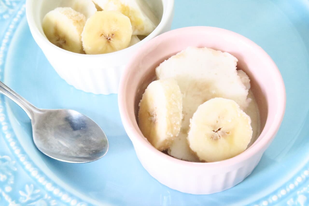 バナナケーキ・バナナチーズケーキ・バナナアイス -- バナナの簡単スイーツレシピ3つ