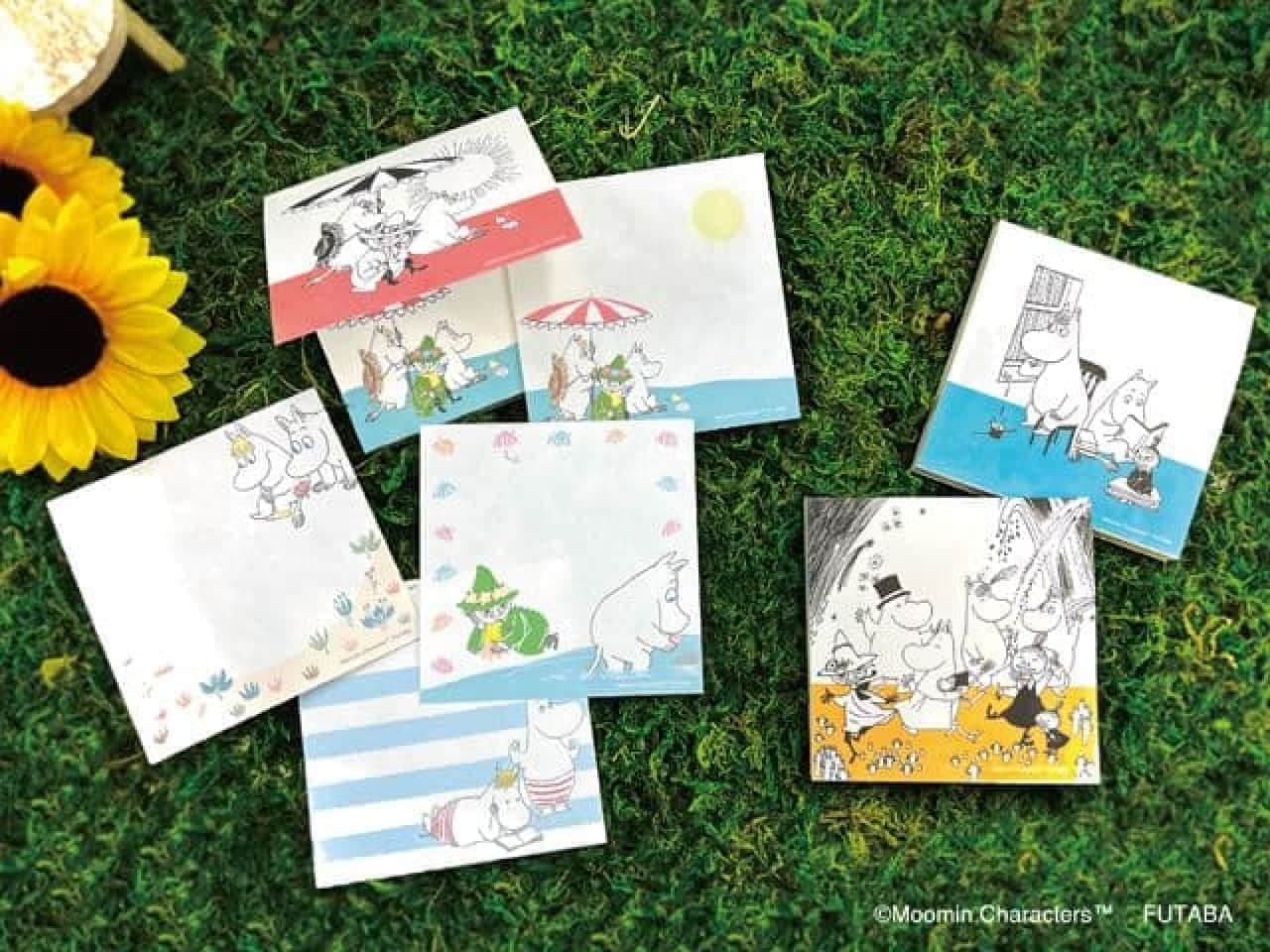 Post Office "Moomin Seasonal Iyo Washi Goods Summer" memo pad