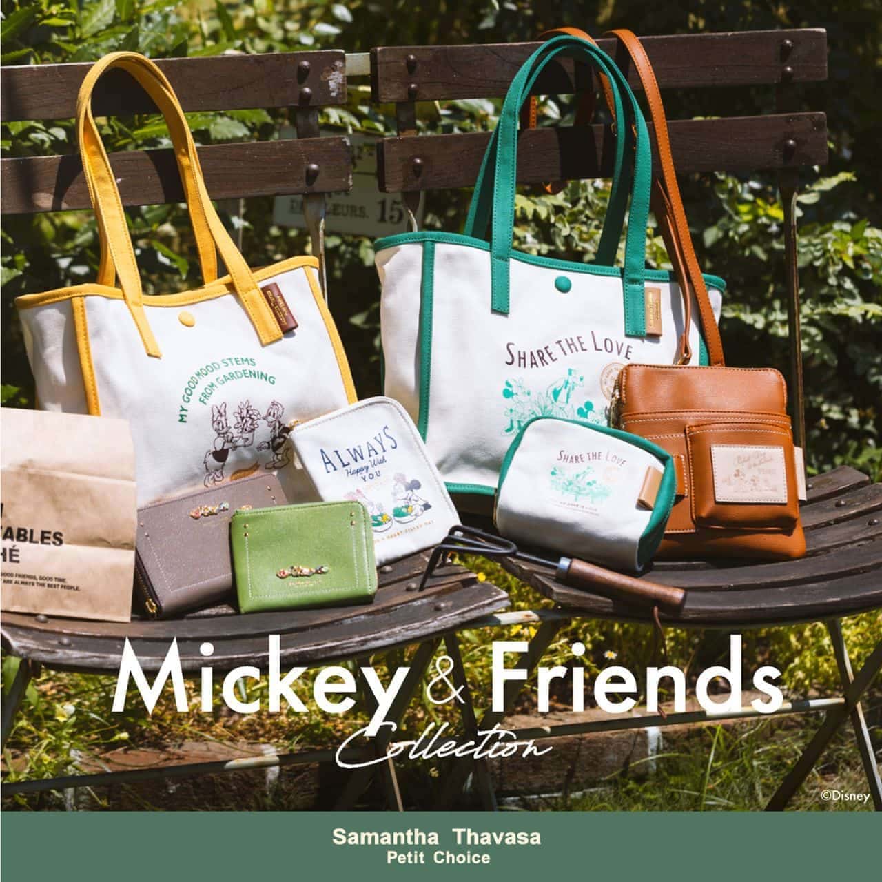 Samantha Thavasa Petit Choice "Mickey & Friends" Collection
