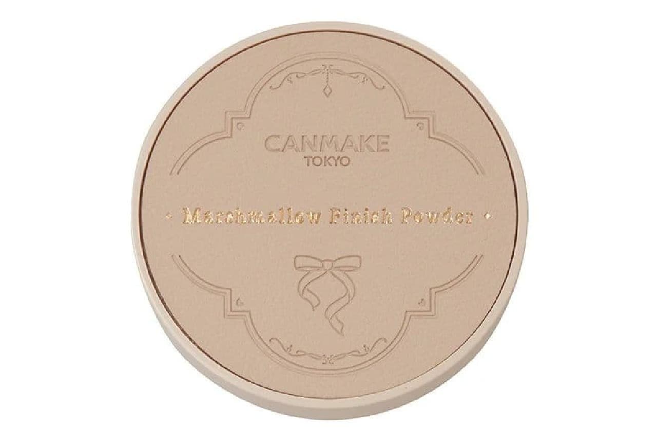 CAMMAKE's leather-like compact "Marshmallow Finish Powder - Abloom
