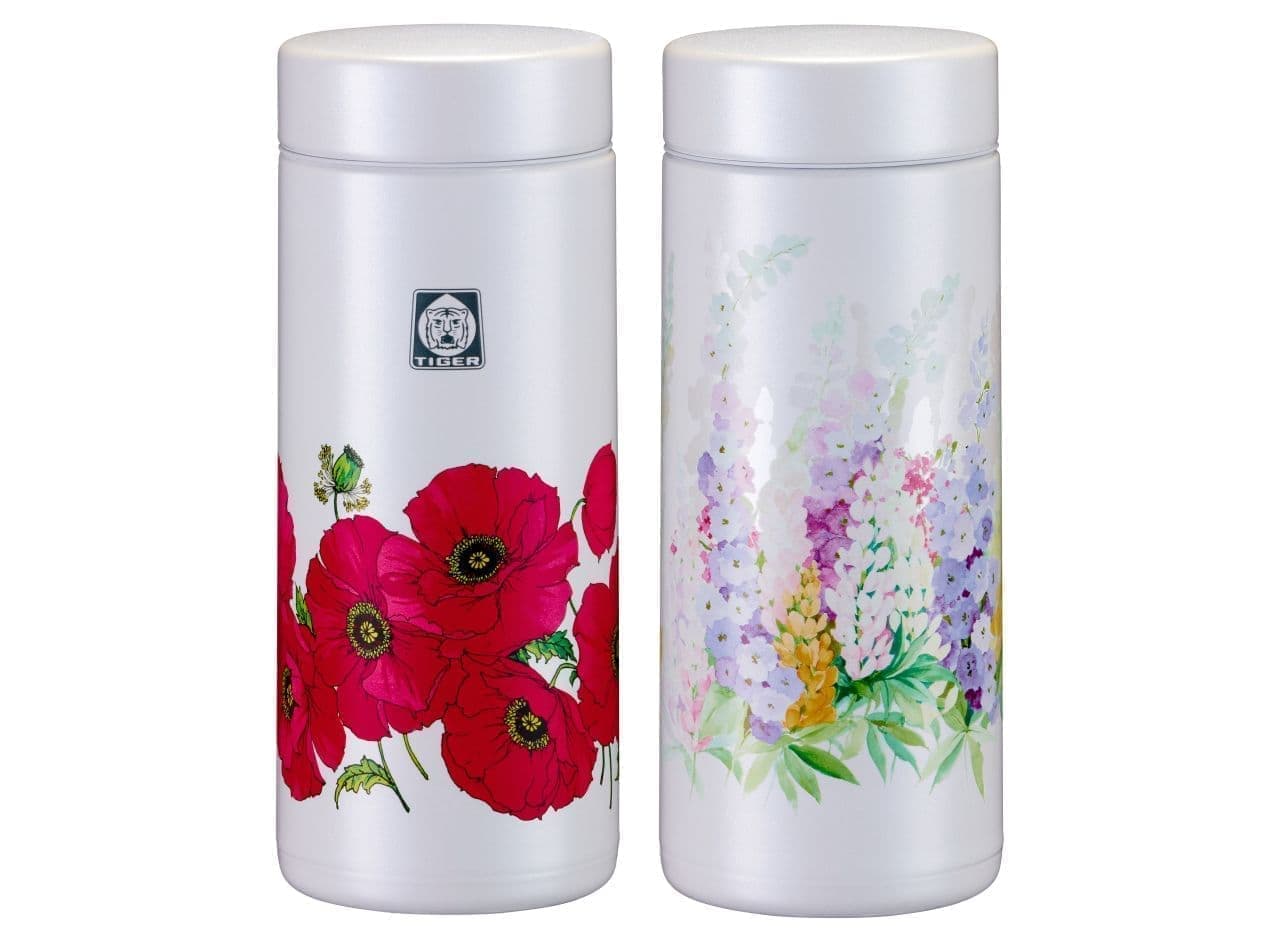Tiger Magic "Vacuum Insulated Bottle (Floral Pattern Bottle) MMZ-F035"