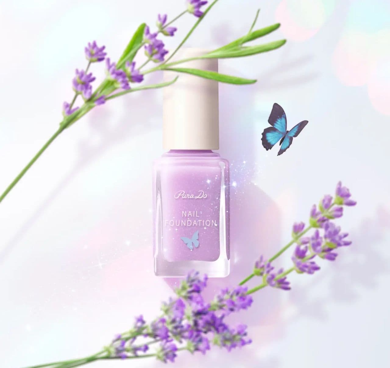 Paradoo Nail Foundation" limited color "PL01 Happiness Lavender".