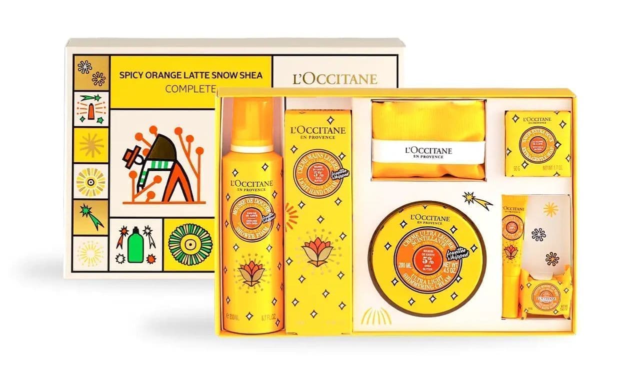 L'Occitane "Spicy Orange Latexia Snow Shear Complete".