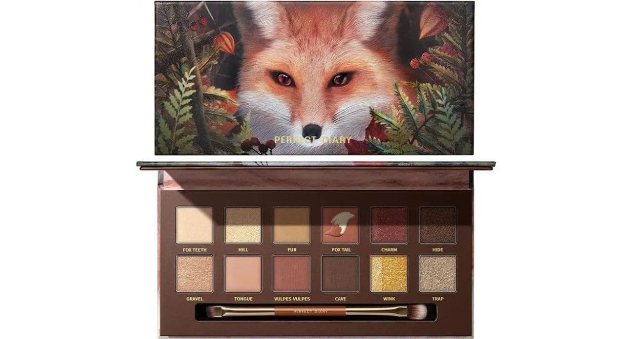 Perfect Diary Animal Eyeshadow Palette 13 Red Fox