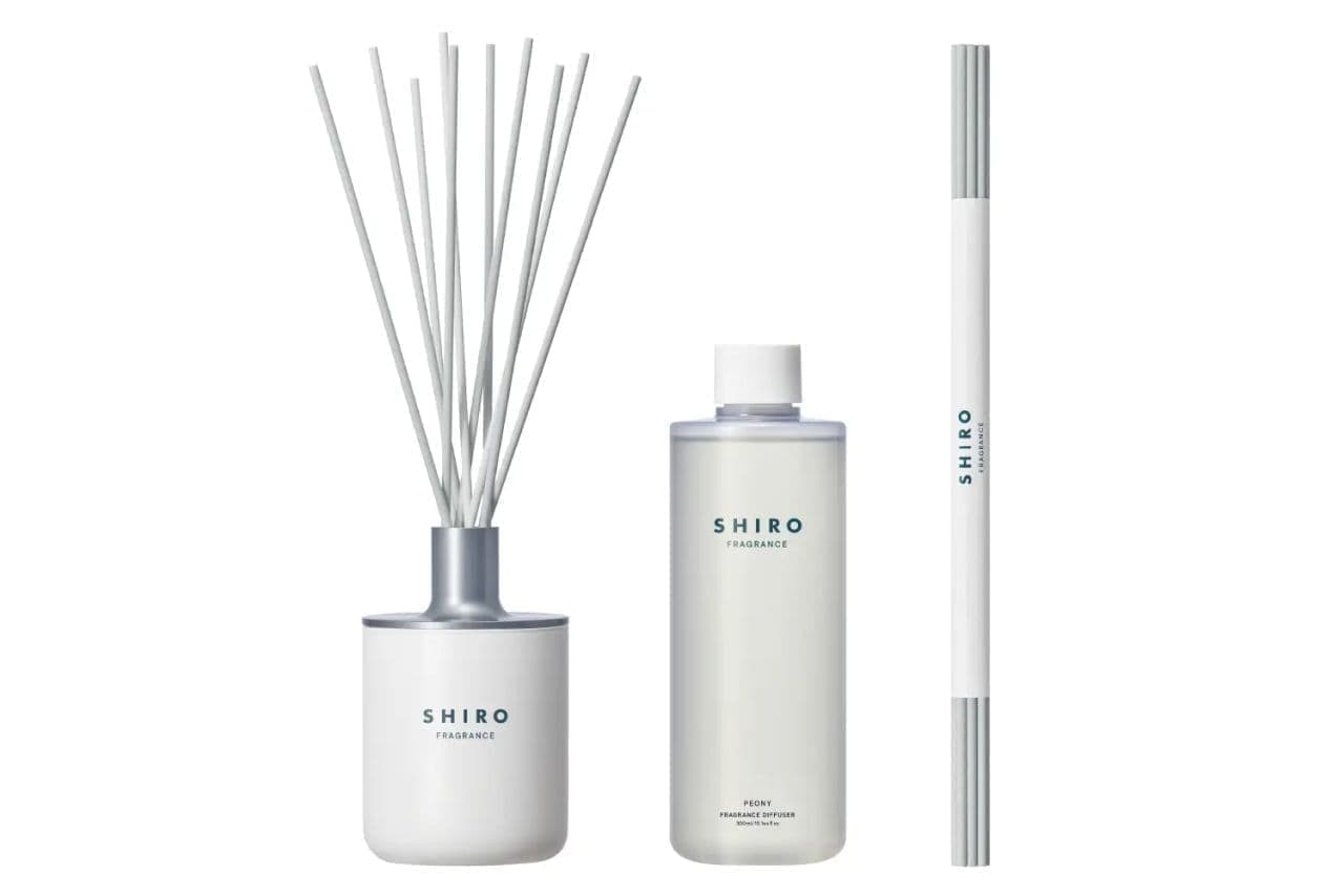 SHIRO Limited Fragrance "Peony Fragrance Diffuser Liquid (with 10 sticks)