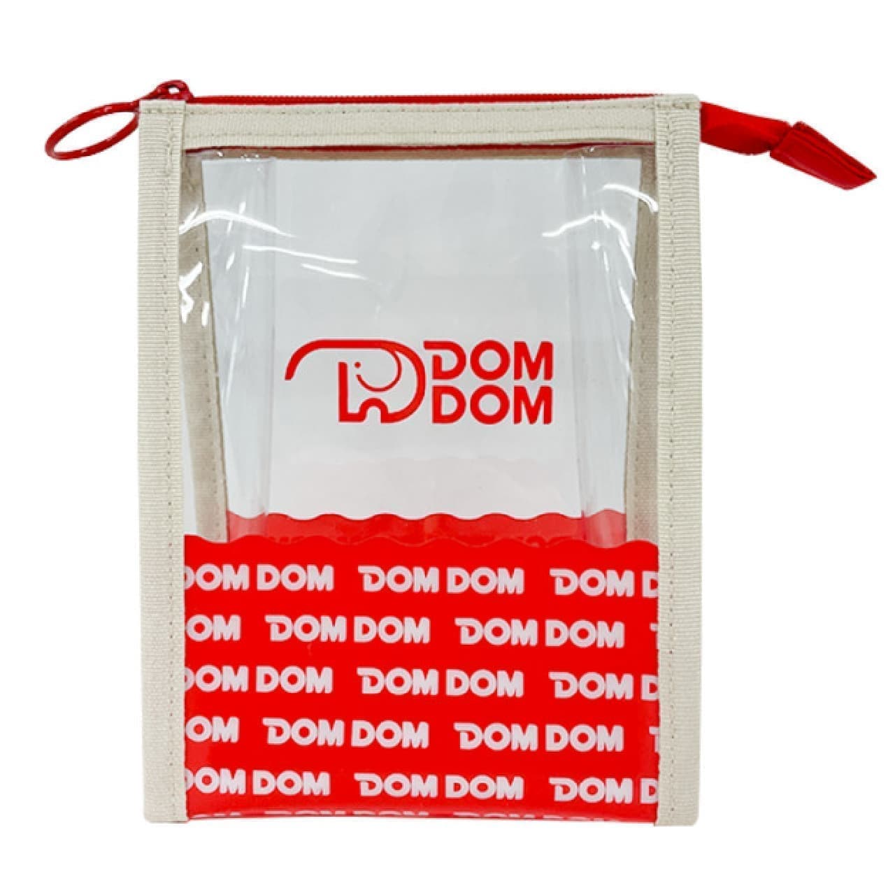 Five kinds of cute "Domdomdom Goods" with Domuzo-kun at post offices, including a pouch with ears and a plastic bag-like eco-bag