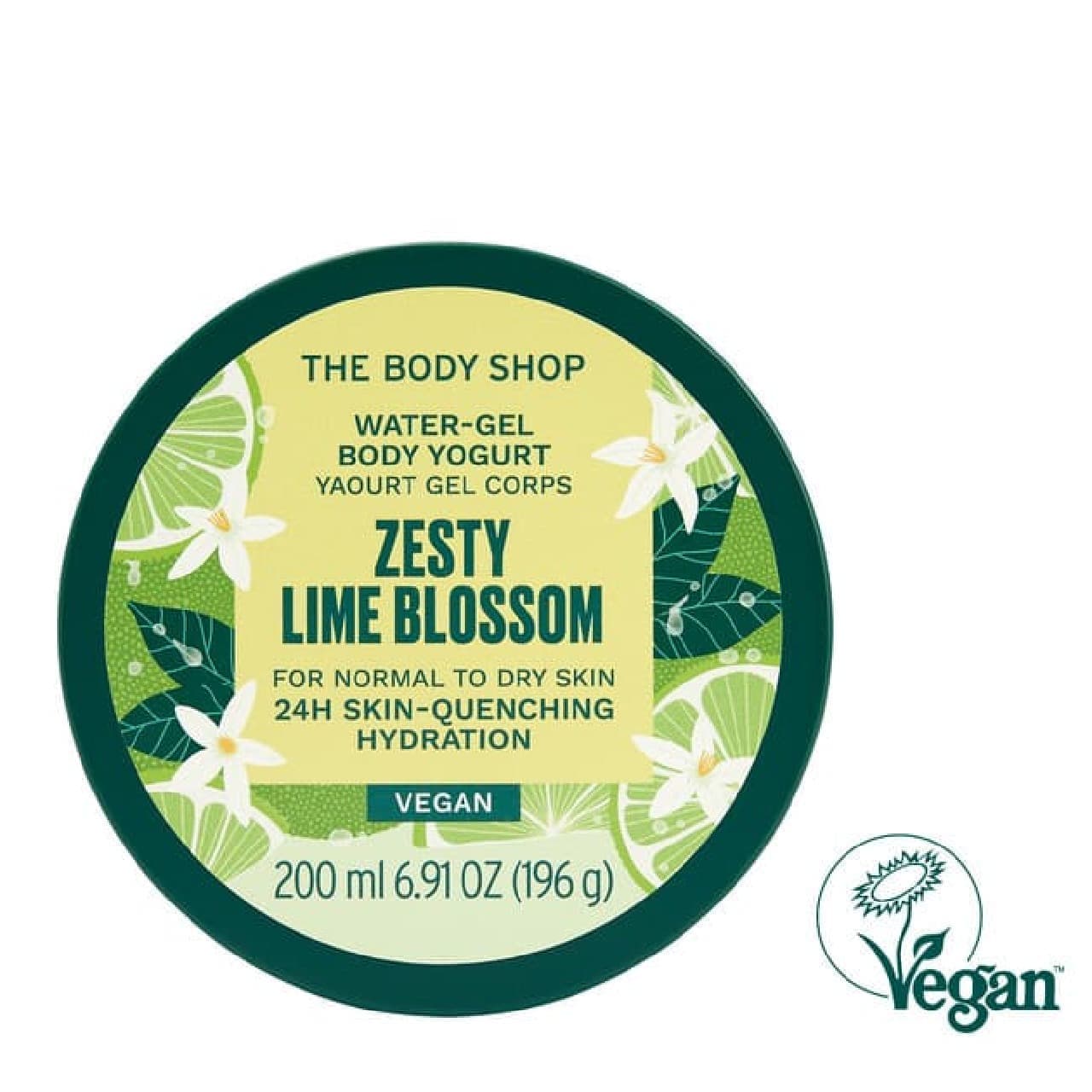 The Body Shop "Zesty LIM Blossom" and "Lucious LYC" summer-oriented body yogurt and shampoo scrub, etc.