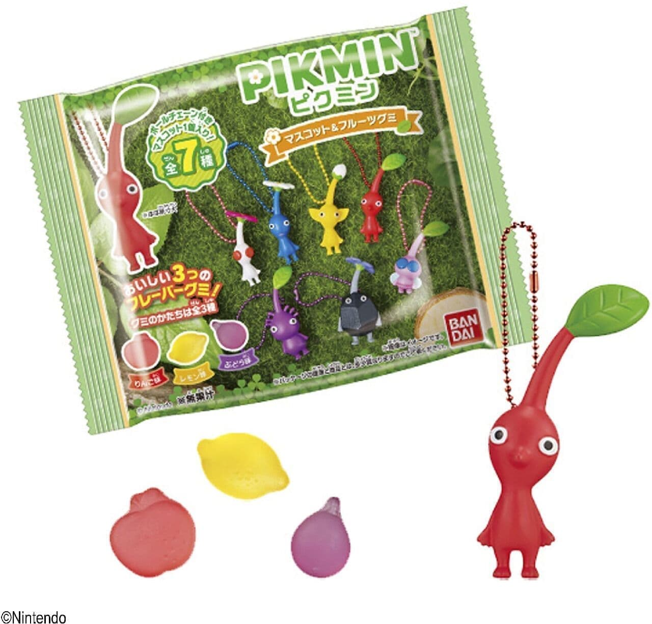 Bandai "Pikmin Mascot & Fruit Gummies