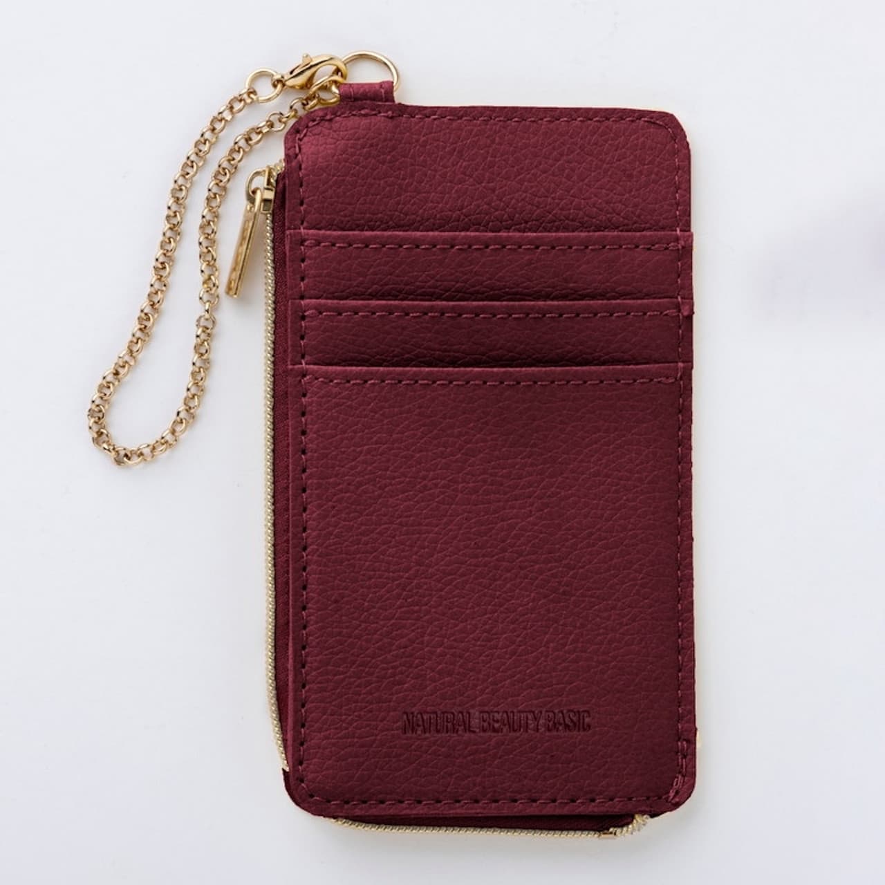 NATURAL BEAUTY BASIC Smartphone shoulder book with removable card case that opens easily