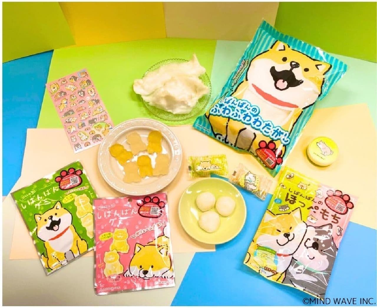 3 kinds of snacks including gummies collaborated with Shibanban