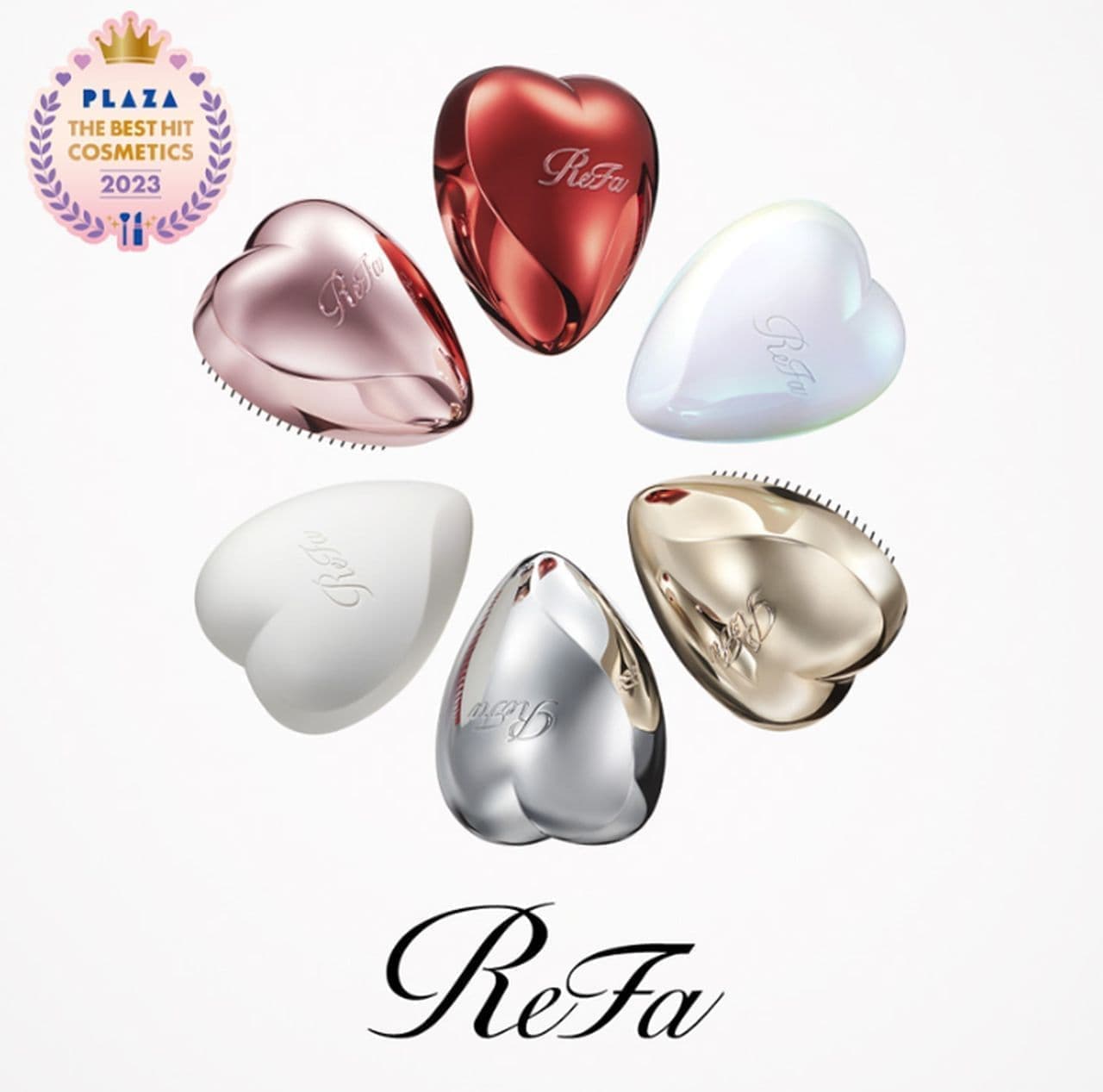 ReFa heart brush