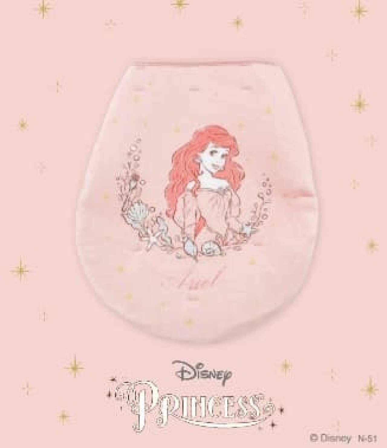 [Disney Princess] Toilet lid cover