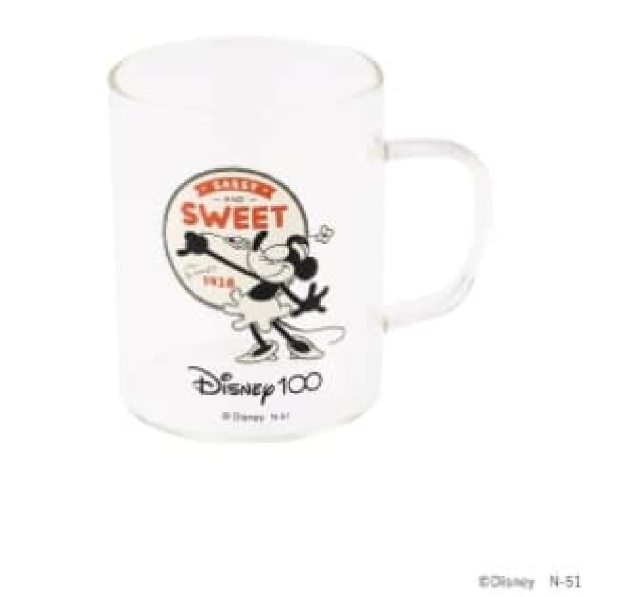 [Disney] Heat-resistant glass mug