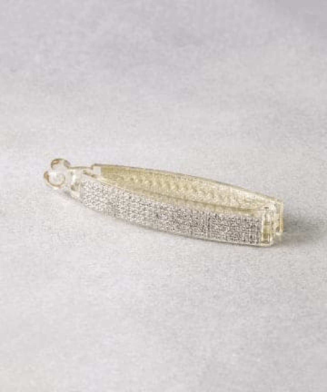 glass stone banana clip