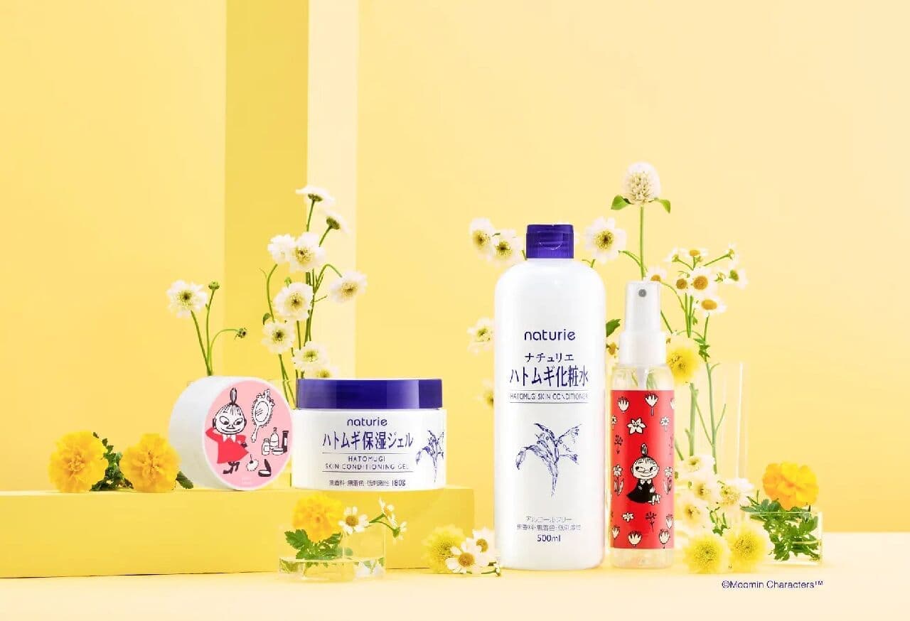 Naturie “Coix lotion with limited Moomin design bottle” “Coix Moisturizing gel with limited Moomin design case”