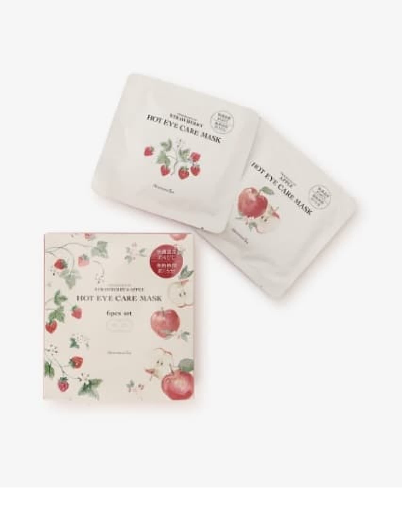 Strawberry & Apple Hot Eye Care Mask 6 pieces