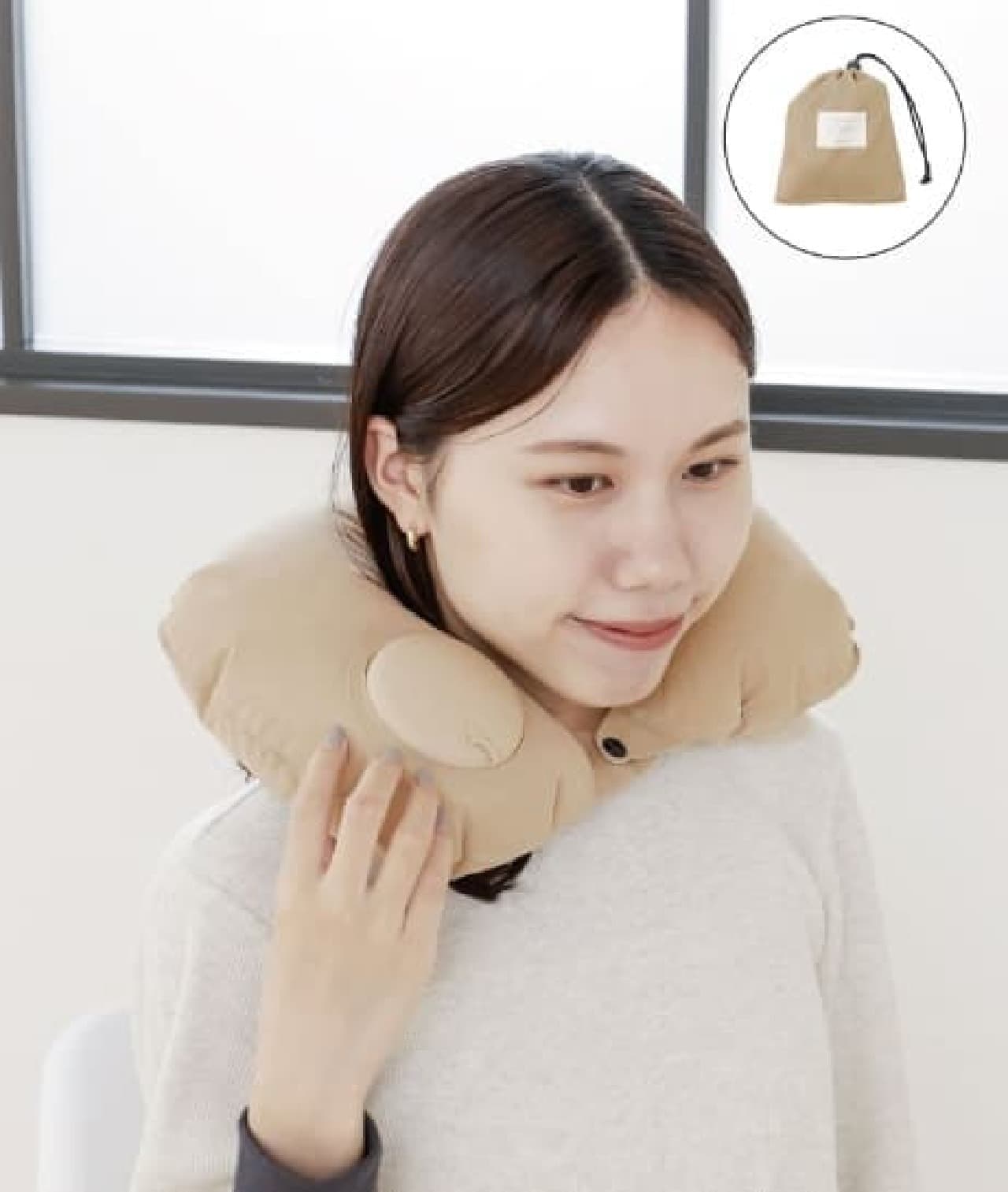 folding neck pillow