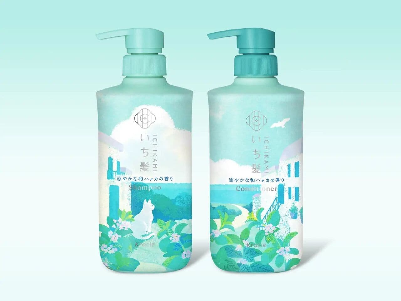 Ichikami Shampoo & Conditioner (Cool Japanese Mint Scent)