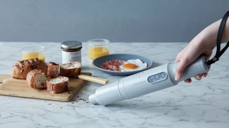 "Cordless stick cleaner" that can be "shown and stored" from the recolt --Smoothly cleans bread crumbs etc.