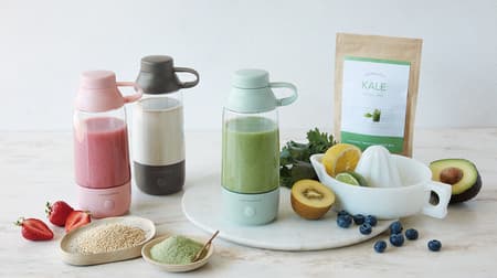 "Powder drink mixer" that mixes protein and green juice at high speed is from Recolt --It is convenient to drink as it is