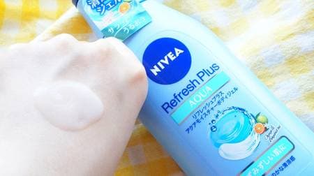 "Nivea Refresh Plus Aqua Moisture Body Gel" is cool for summer moisturizing! No stickiness