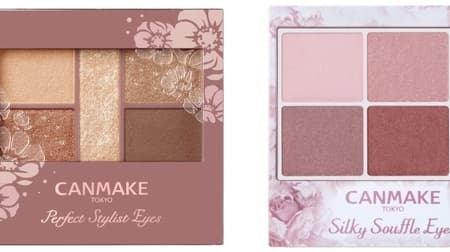 A new color for the popular Canmake eyeshadow! "Perfect Stylized Eyes" and "Silky Sflare Eyes"