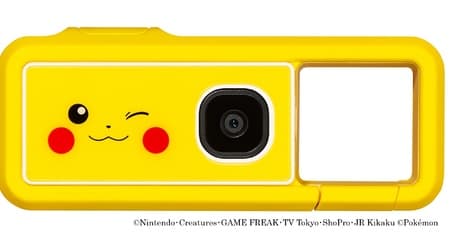 Pikachu model for the camera "iNSPiC REC" with a carabiner! Let's go out together and shoot ♪