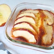 ホットケーキミックスで簡単♪ りんごとヨーグルトのケーキ -- ダイソー「耐熱ガラス容器」で作るレシピ