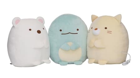 If you hug it tightly, it will be warm ♪ A stuffed animal with a built-in heater of "Sumikko Gurashi" has appeared