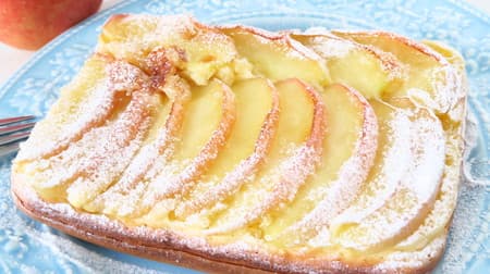 Easy and authentic ♪ Apple panque recipe --Hot cake mix & tamagoyaki